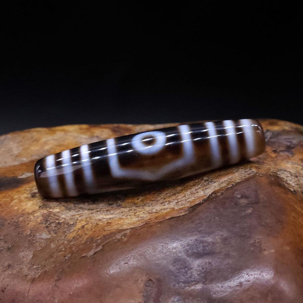 Бусина дзи 3 глаза №96