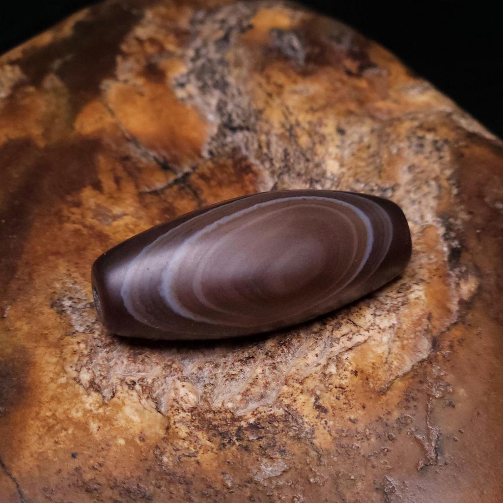 Бусина Дзи натуральная N°1