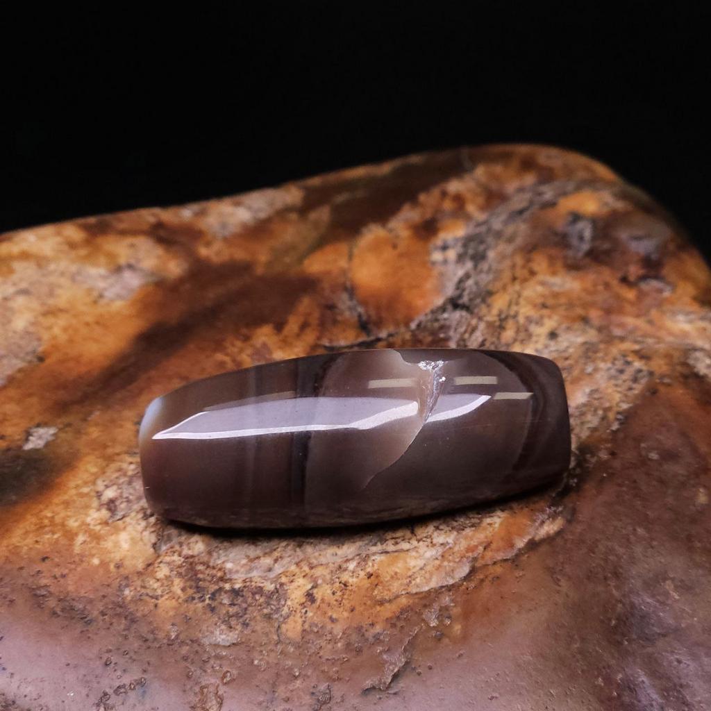 Бусина Дзи натуральная N°4