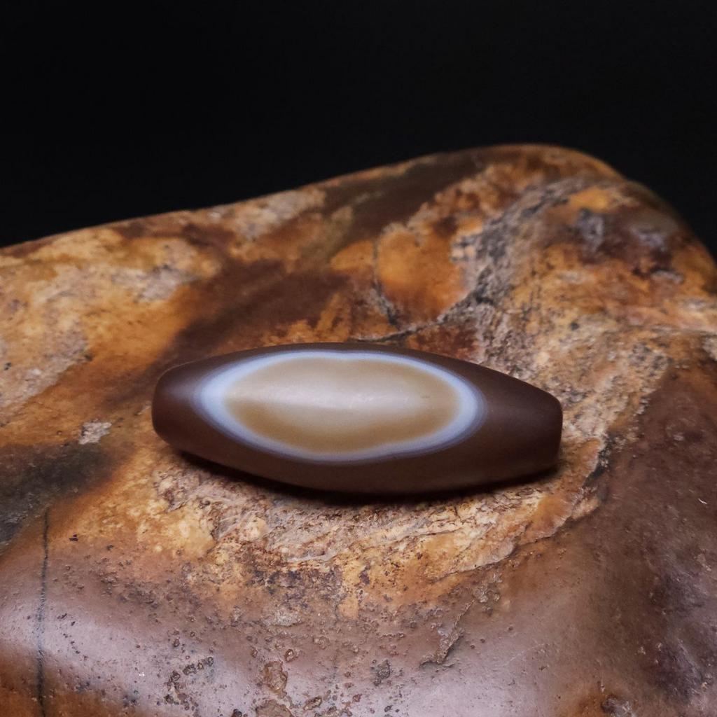 Бусина Дзи натуральная N°6