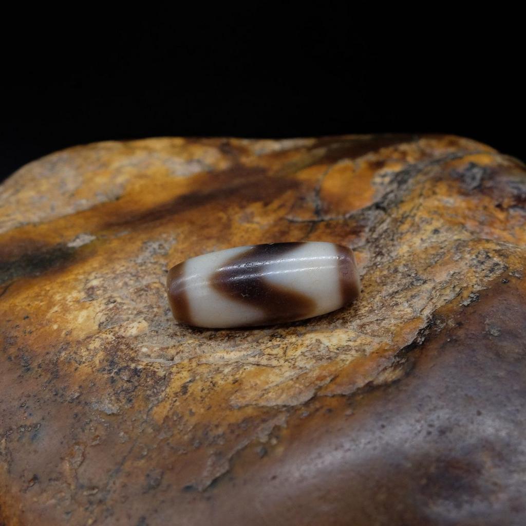 Бусина дзи зубы тигра №29 original