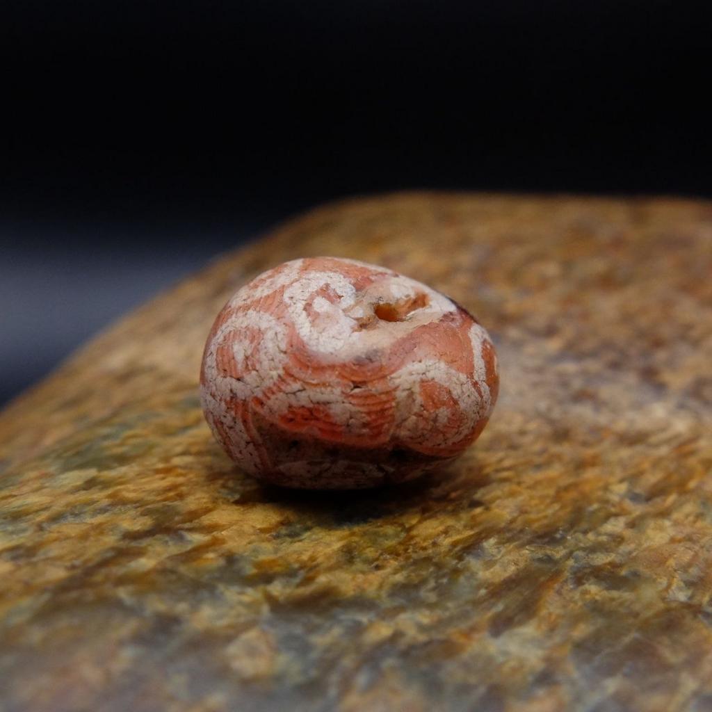 Дзи старинная красная N°3