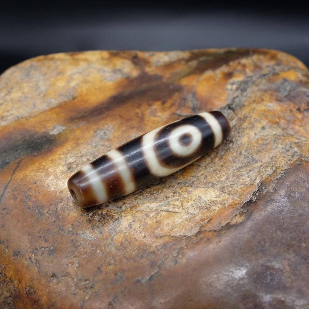 Бусина Дзи 2 глаза N°76 original