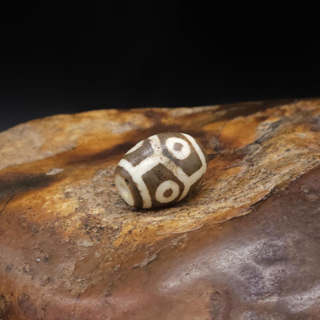 Бусина Дзи 6 глаз в Черепаховом Панцире N°50