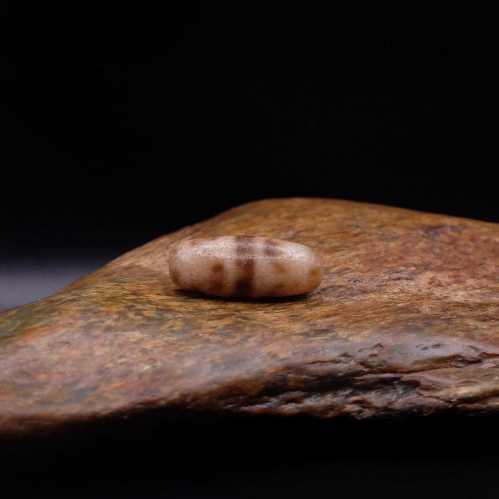 Бусина Дзи Двойные Зубы Тигра N°46