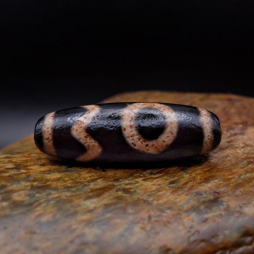 Бусина Дзи 4 стихии (4 благодати) N°3