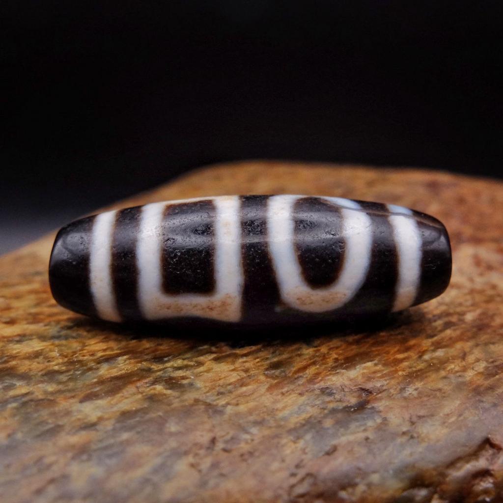 Бусина Дзи Двойные Земля Небо N°30