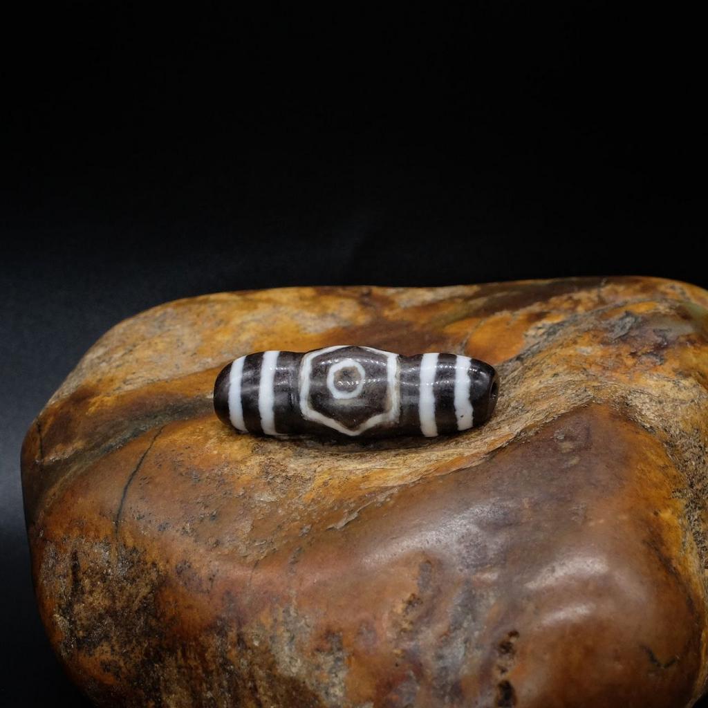 Тройная Бусина Дзи 3 глаза N°166