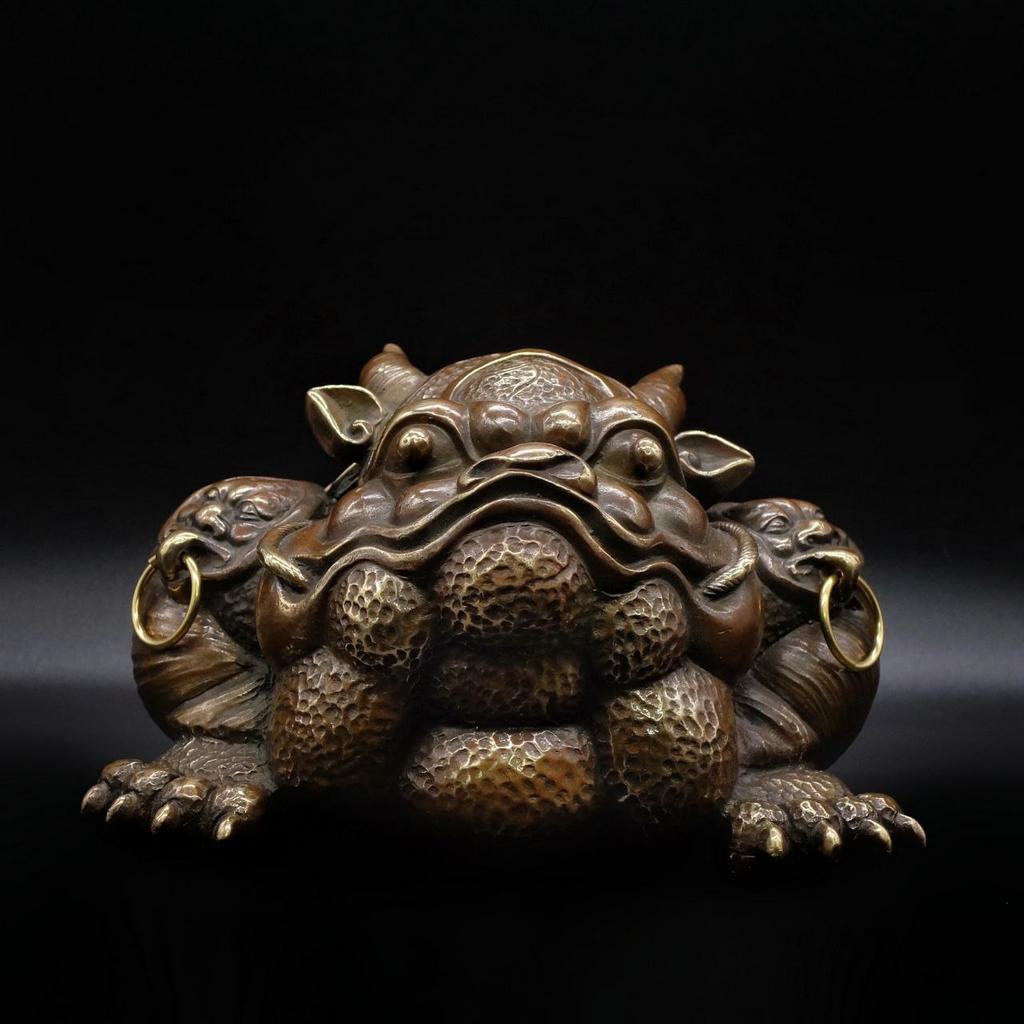 Статуэтка трехлапая Жаба-Дракон большая