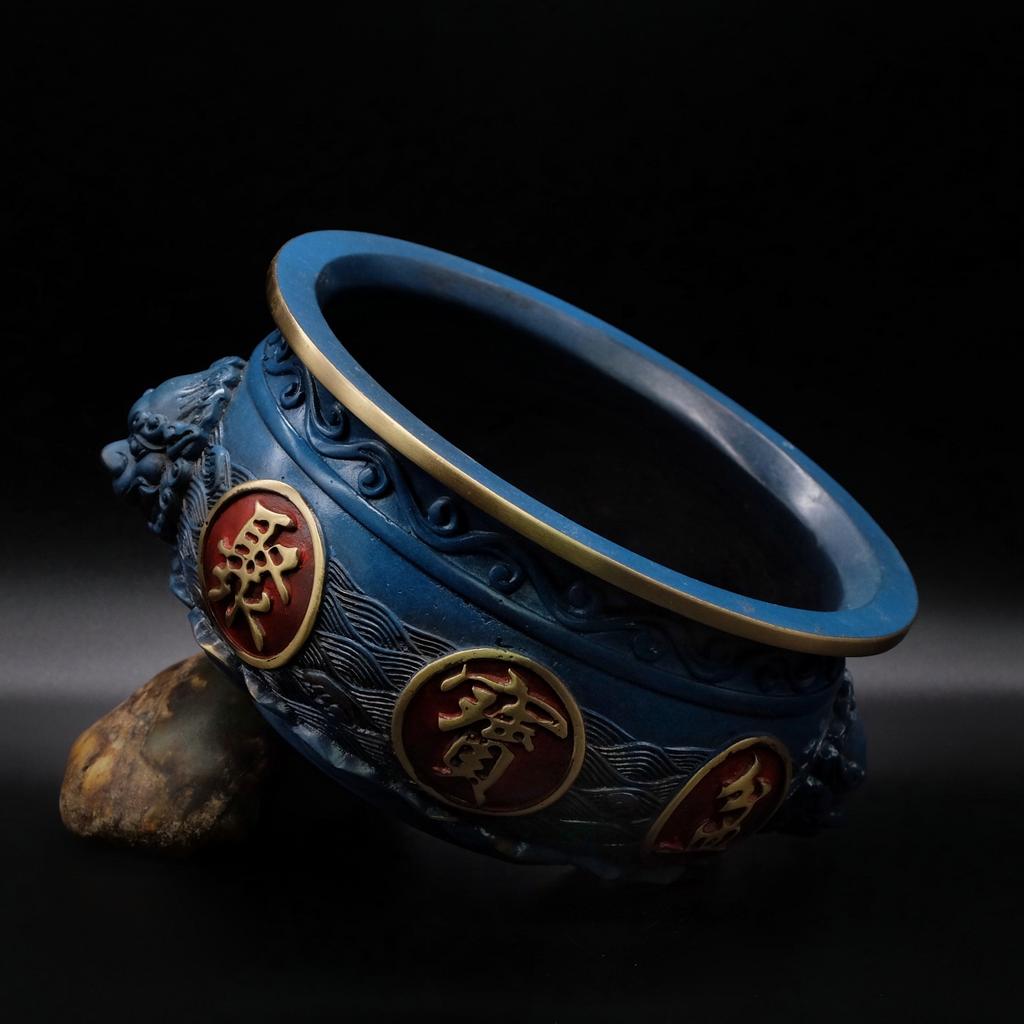 Курильница из обливной бронзы №2