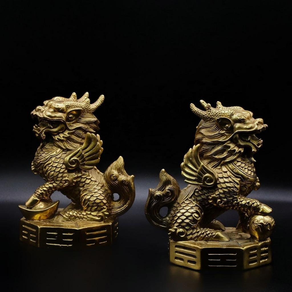 ЦиЛинь на Багуа (пара)