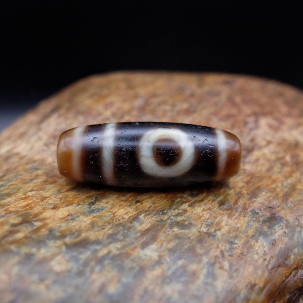 Бусина Дзи 2 глаза N°136 original