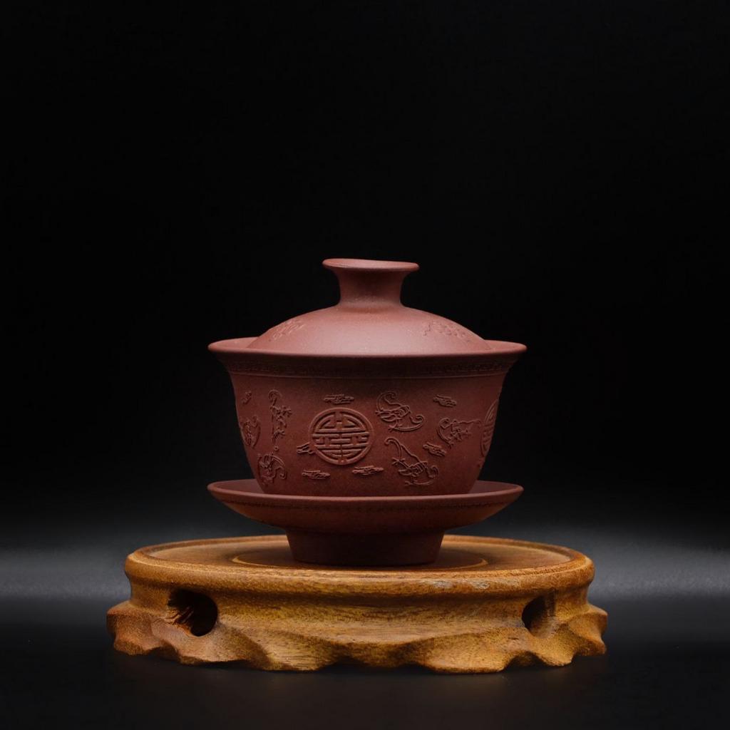 Ёмкость для заваривания чая "Гайвань" с летучими мышами