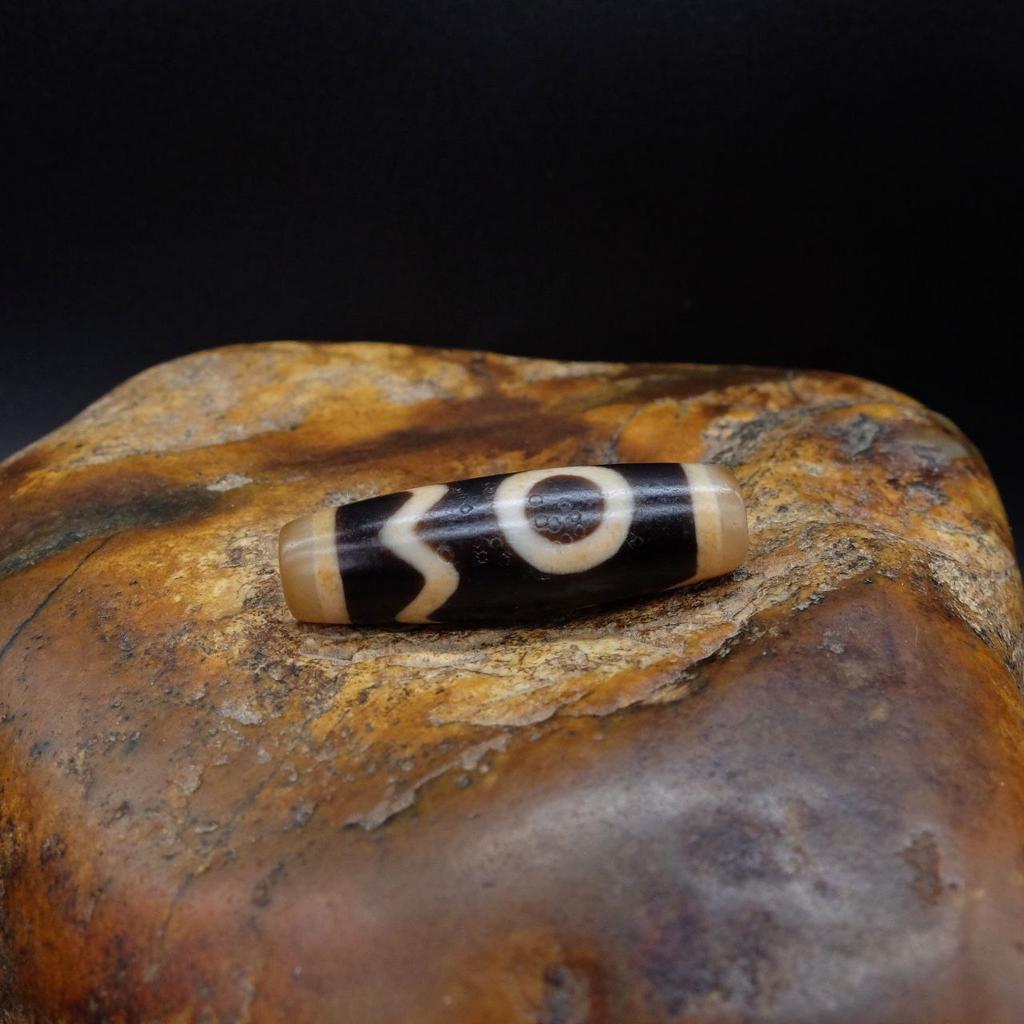 Бусина Дзи 4 стихии (4 благодати) N°13 original