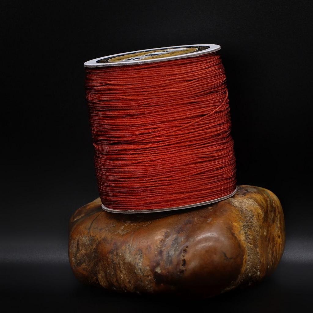 Нить для чёток терракотовая 1 мм