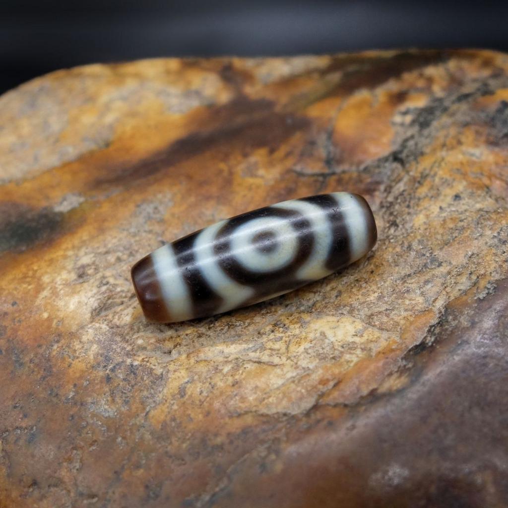 Бусина Дзи 3 глаза N°187 original