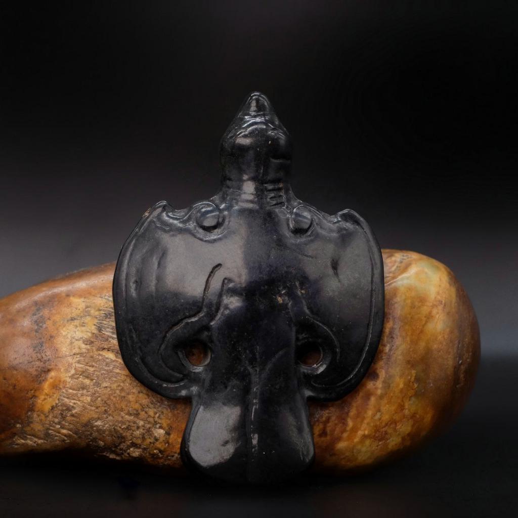 Фигурка духа-птицы, Хушаньская культура