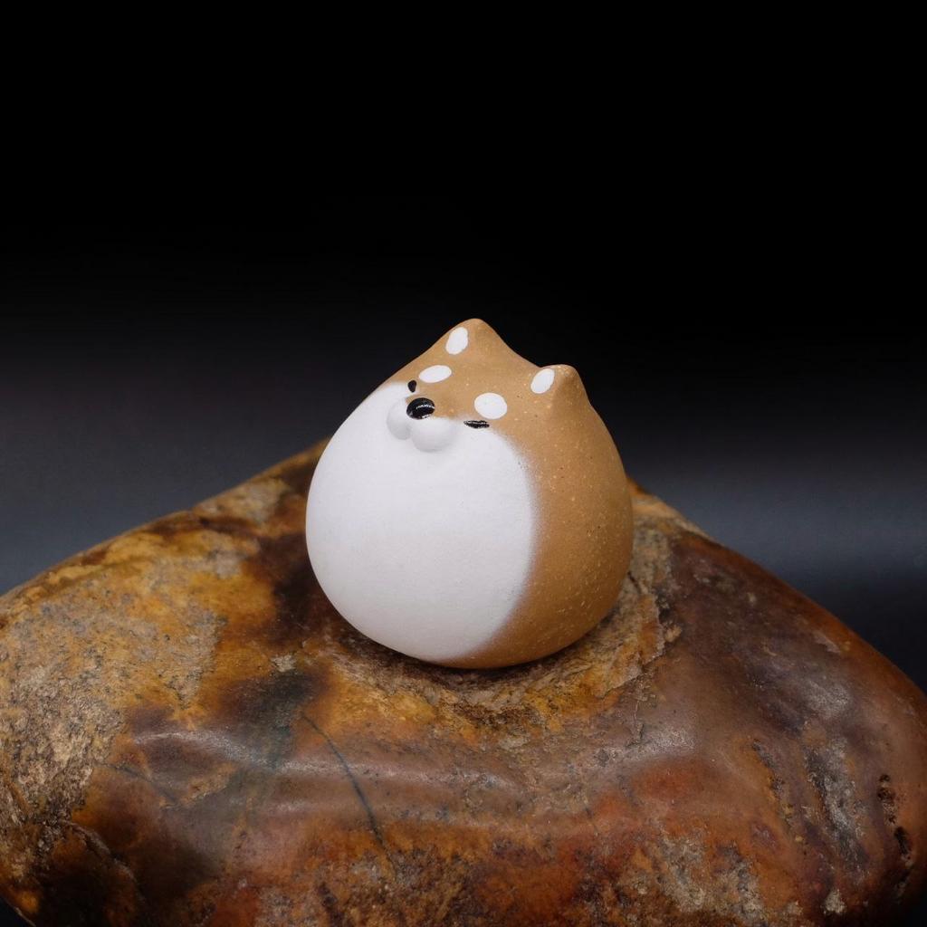 Чайная фигурка собака Сиба-Ину