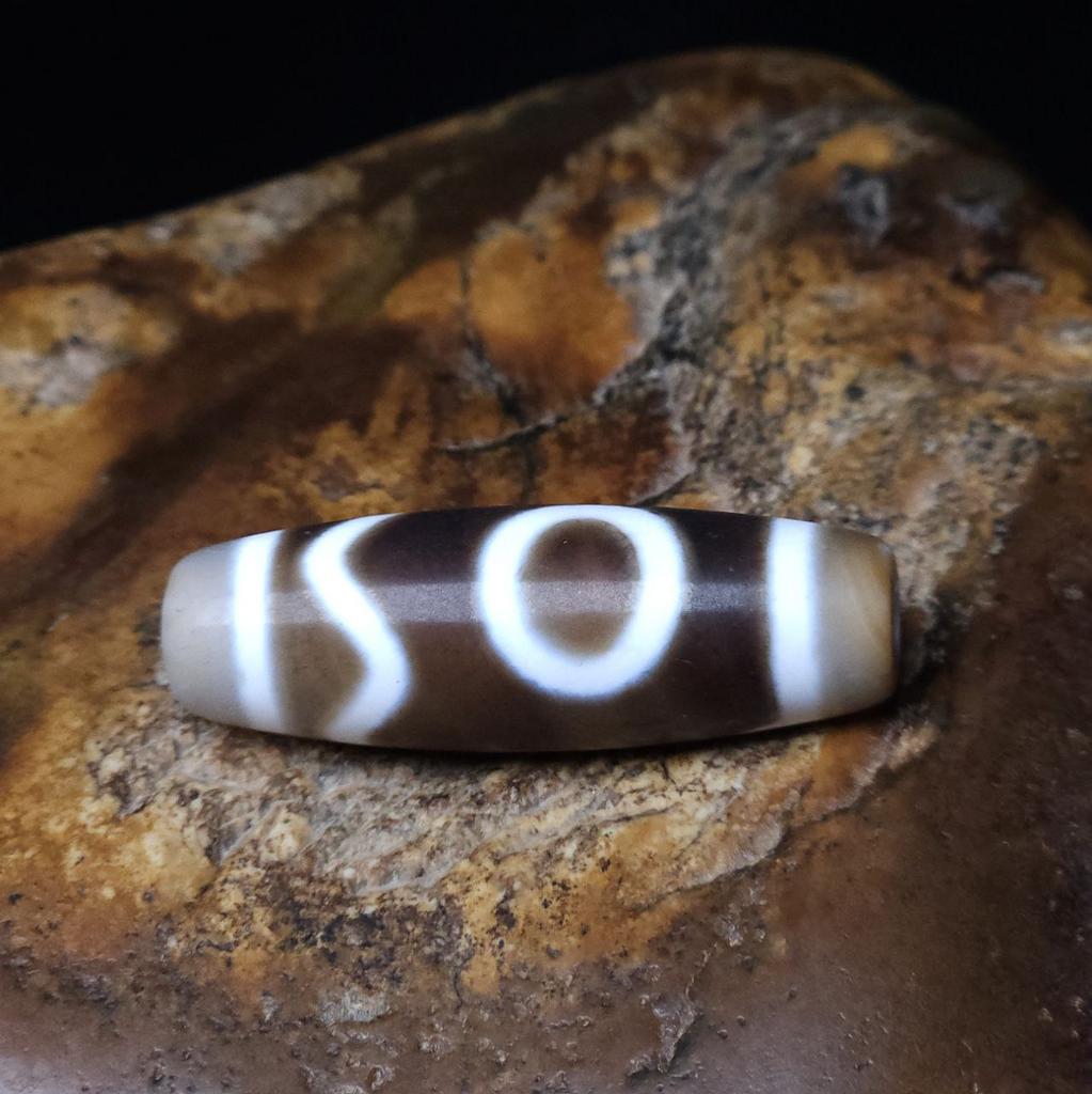 Бусина Дзи 4 стихии (4 благодати) N°16