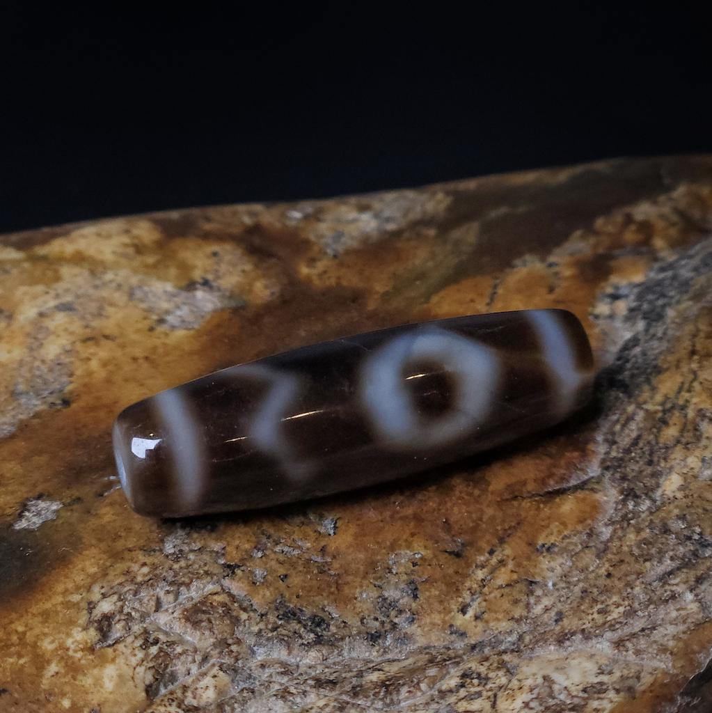 Бусина Дзи 4 стихии (4 благодати)  N°17