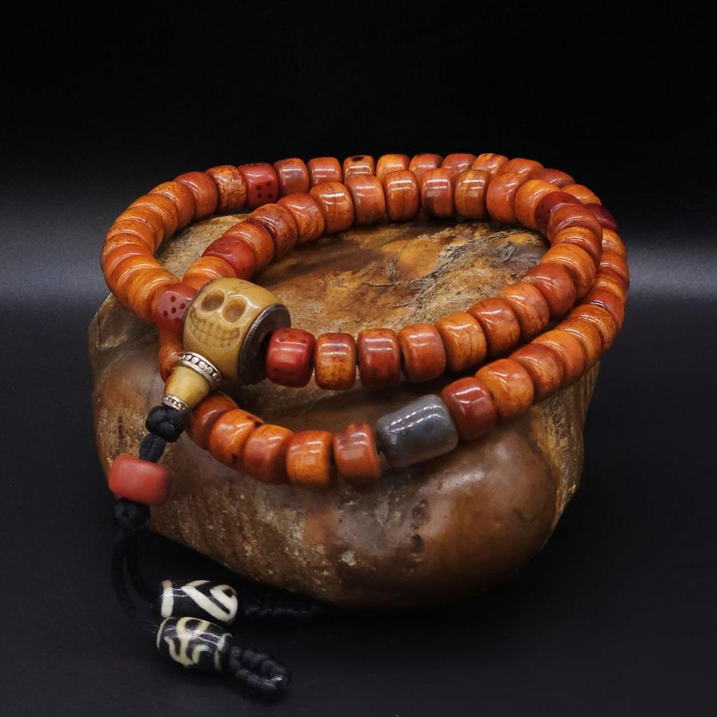 Чётки из кости буйвола с Читипати