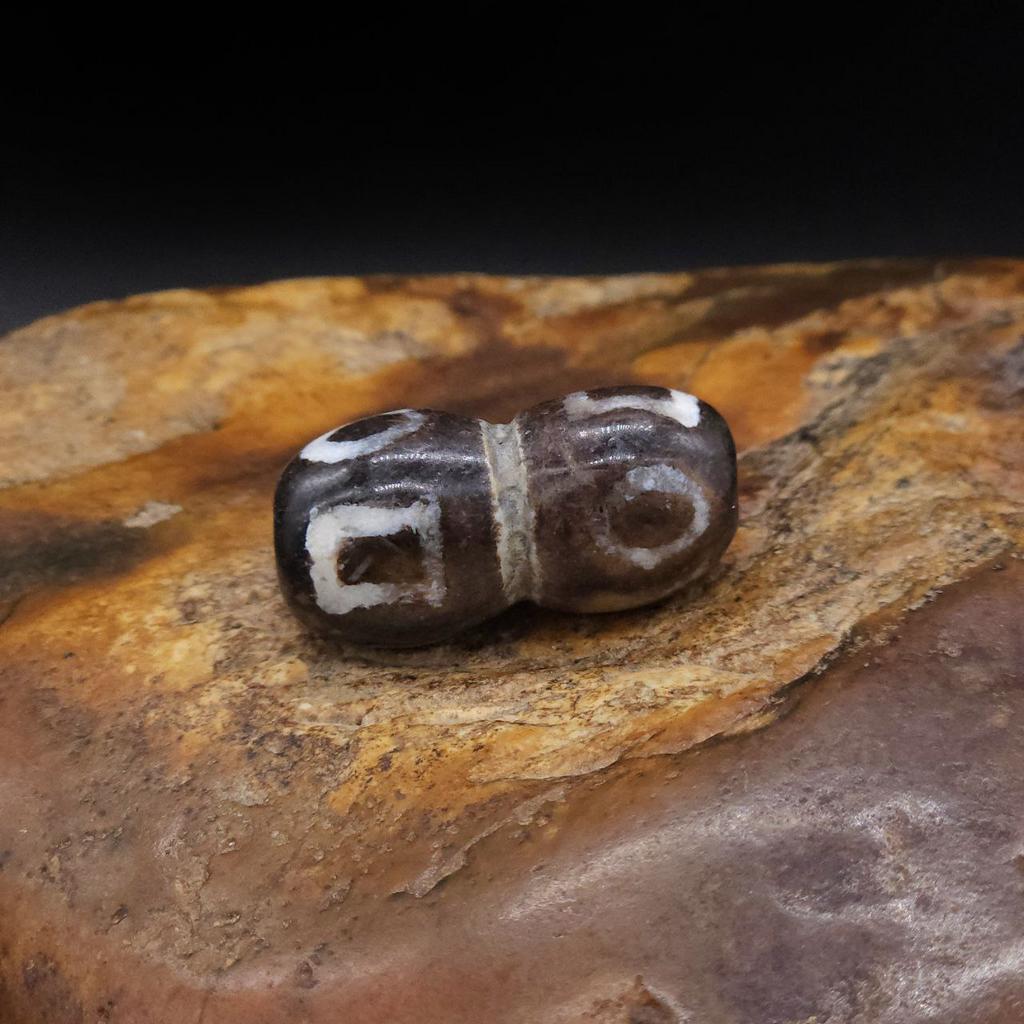 Двойная Бусина Дзи Двойные Земля Небо N°59