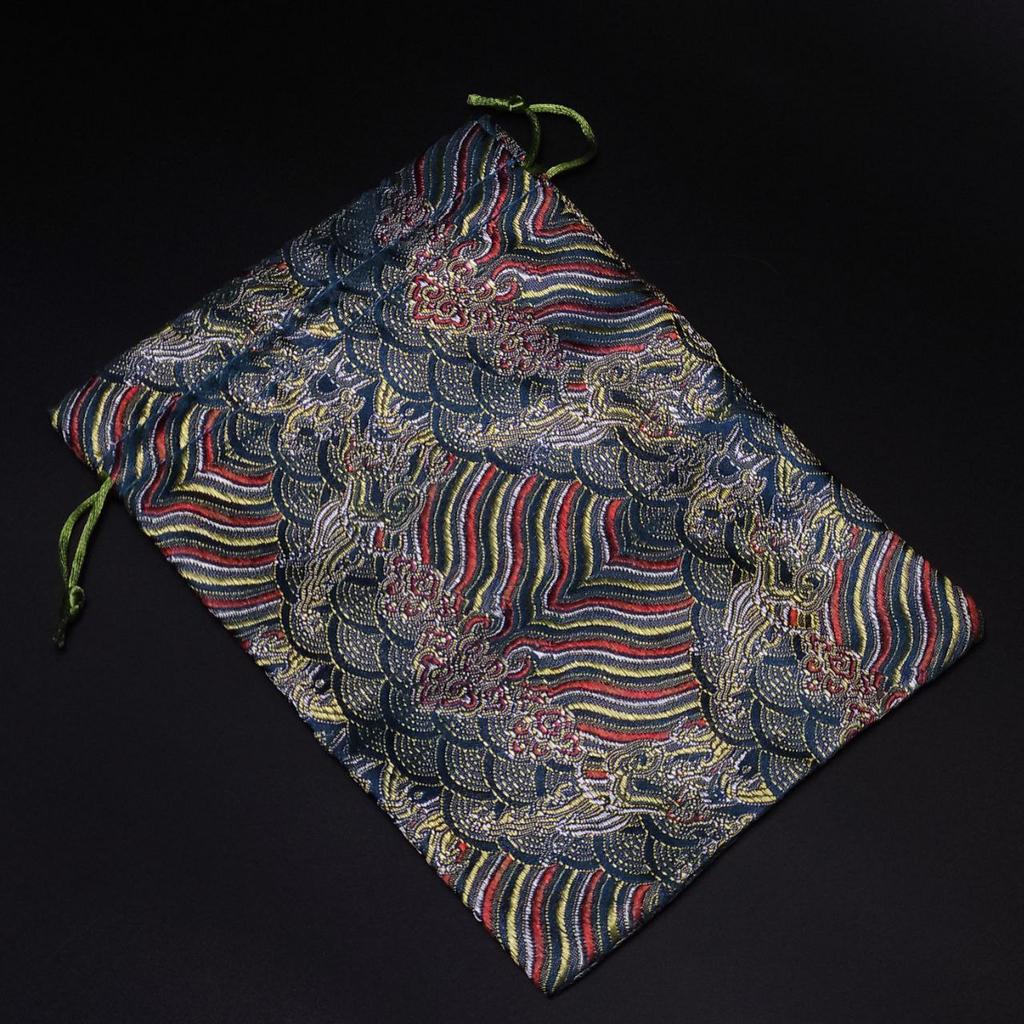 Мешочек с орнаментом Лишуй зелёный