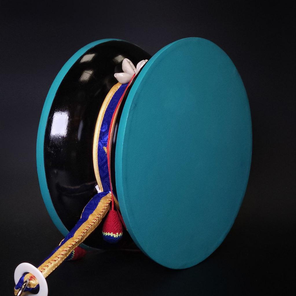 Ритуальный барабан Дамару большой