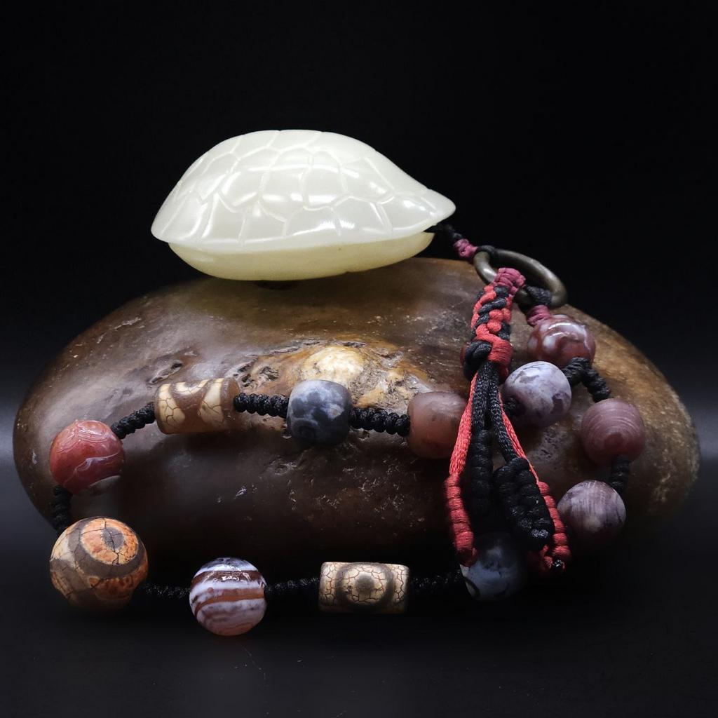 Панцирь черепахи из халцедона в агатовом окружении