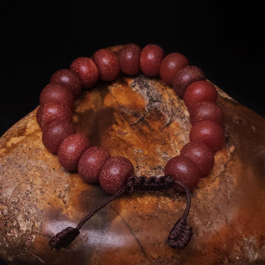 Браслет из старого агата N°4