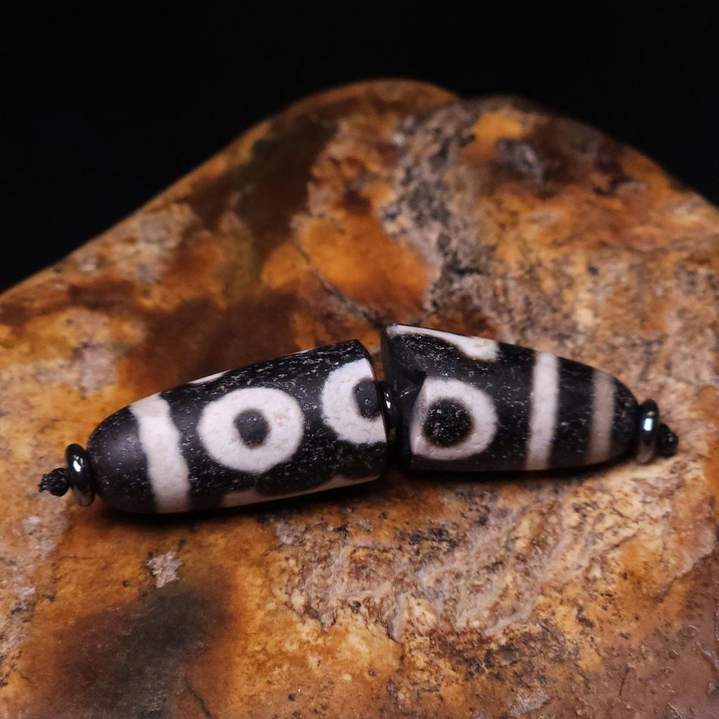 Сломанная Бусина дзи 5 глаз