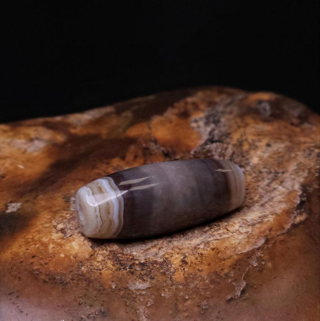 Бусина Дзи натуральная N°9