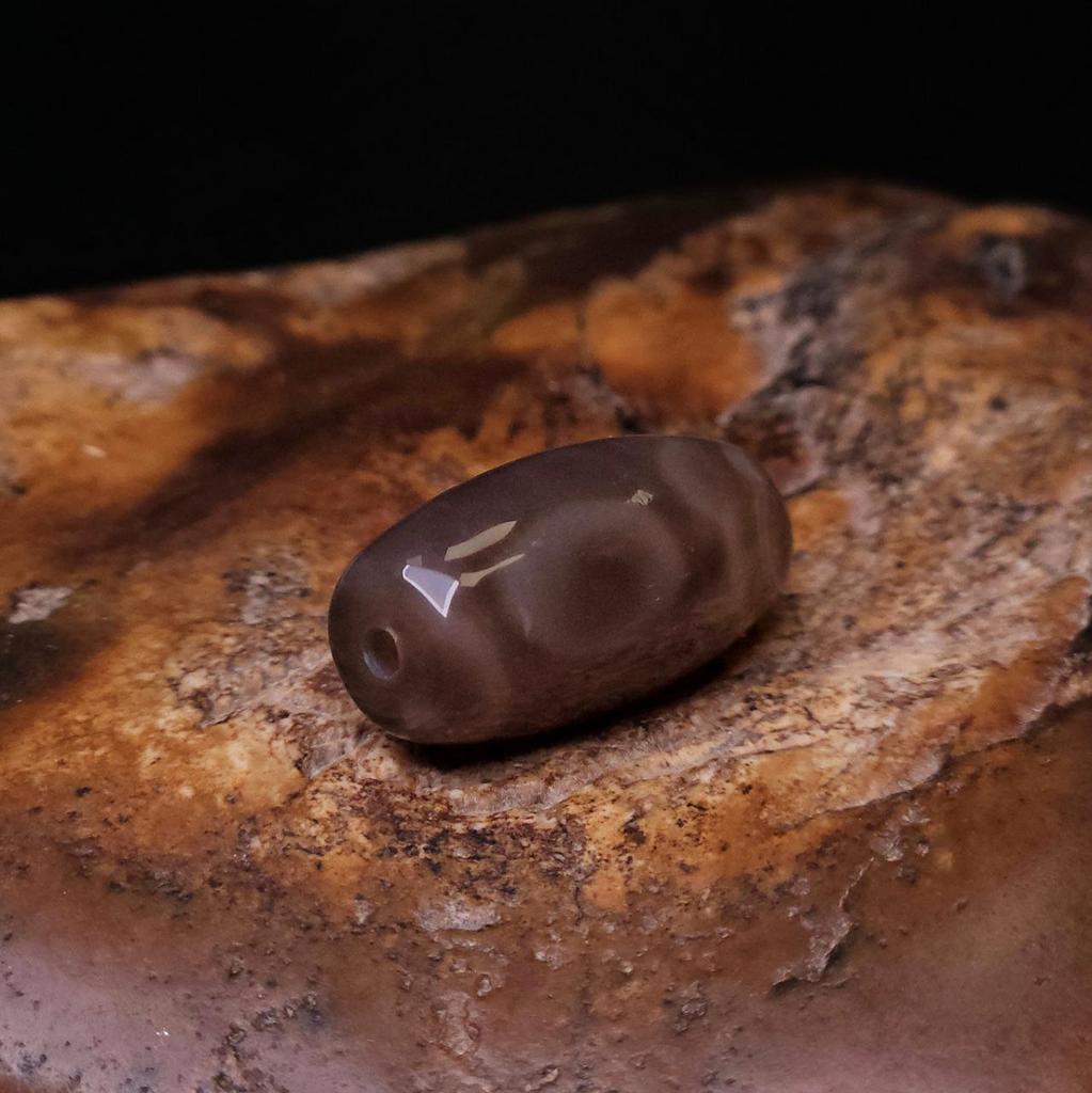 Бусина Дзи натуральная N°10