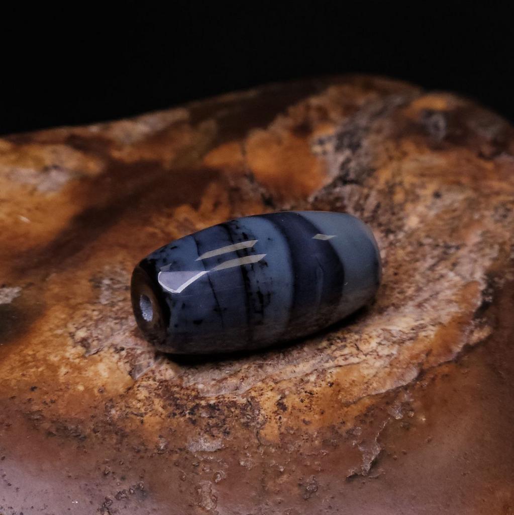 Бусина Дзи натуральная N°11