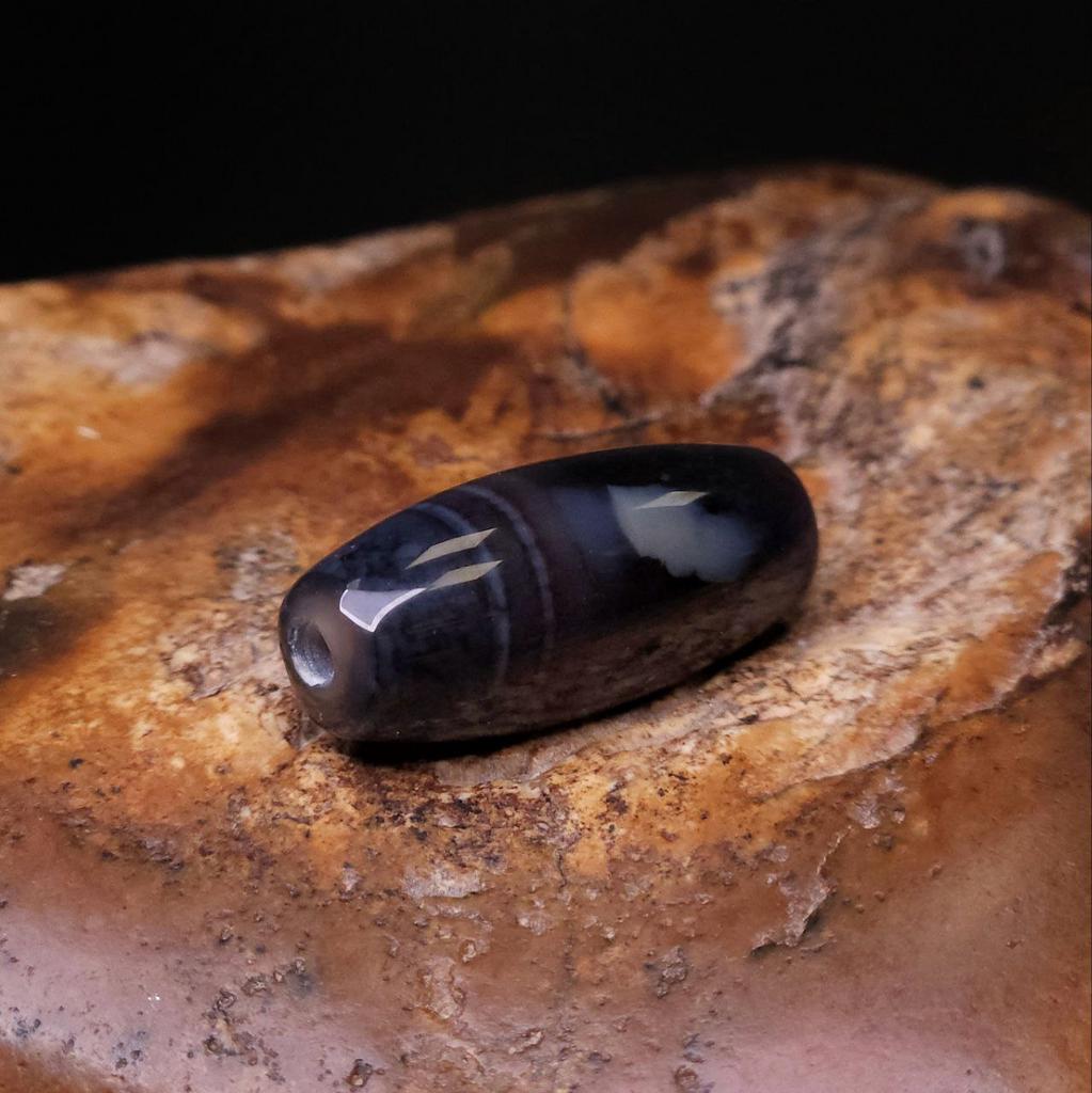 Бусина Дзи натуральная N°18