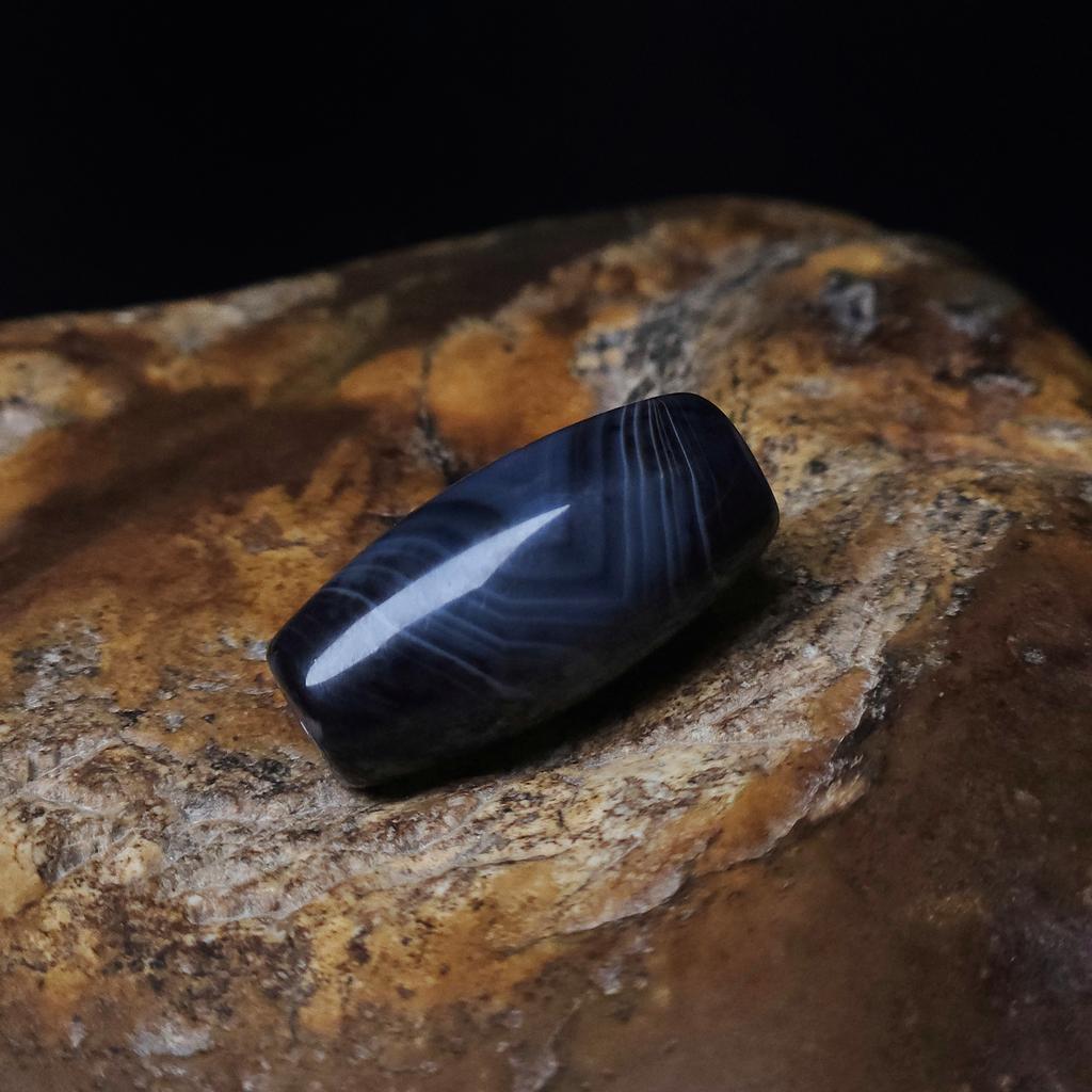 Бусина Дзи натуральная N°19