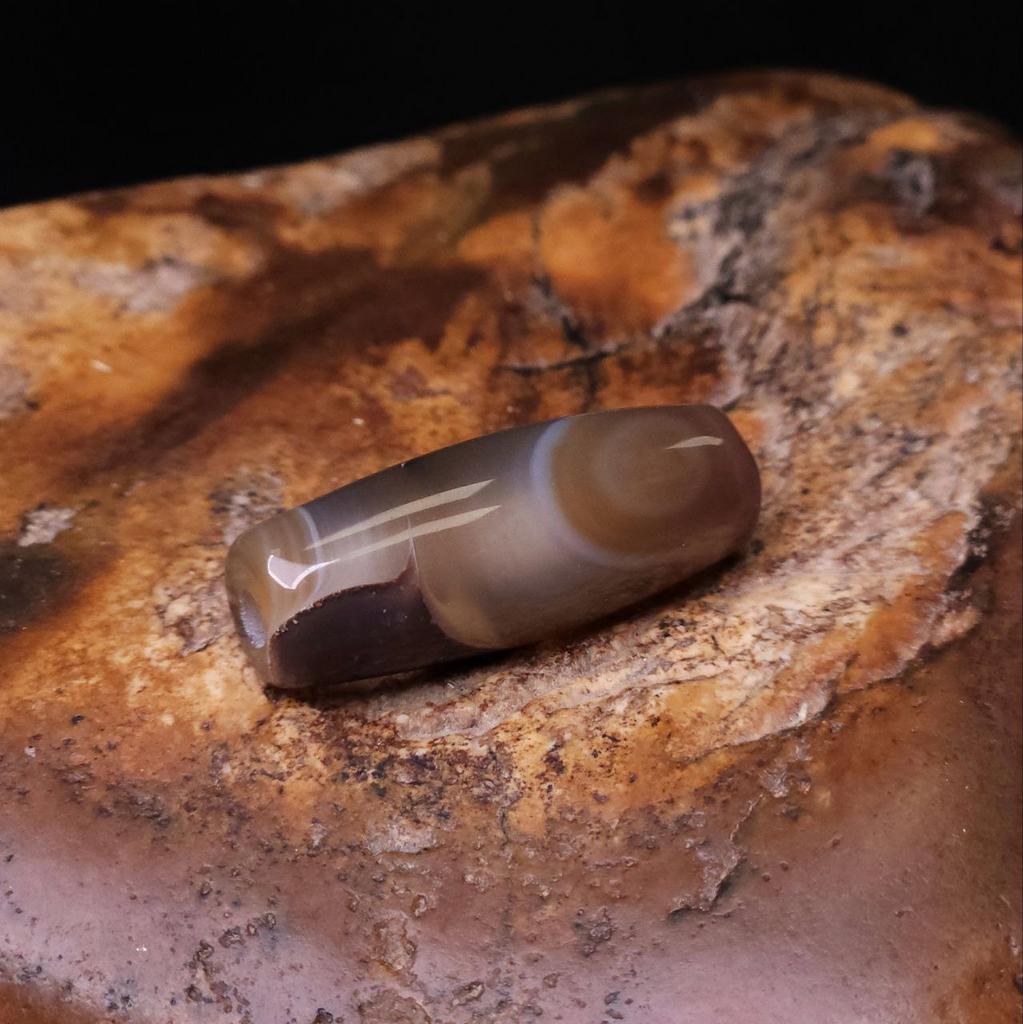 Бусина Дзи натуральная N°25