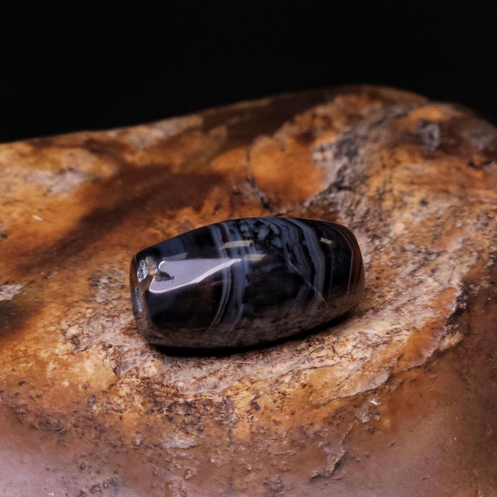 Бусина Дзи натуральная N°26