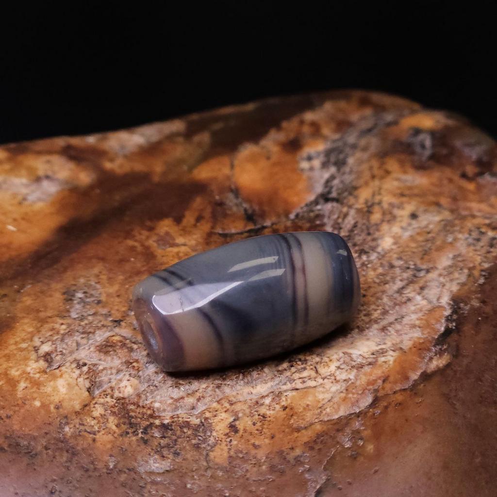 Бусина Дзи натуральная N°27