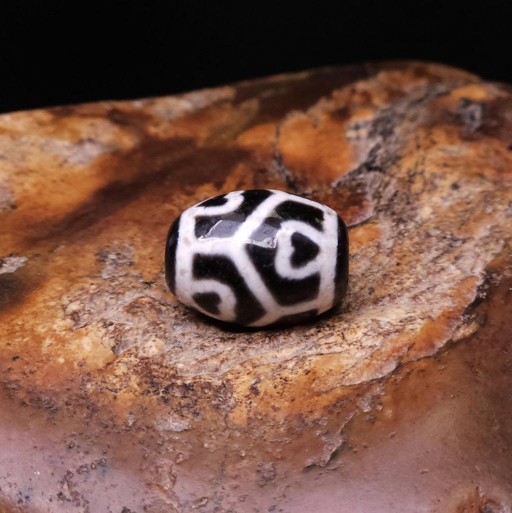 Бусина Дзи Бутоны Лотоса В Черепаховом Панцире N°7