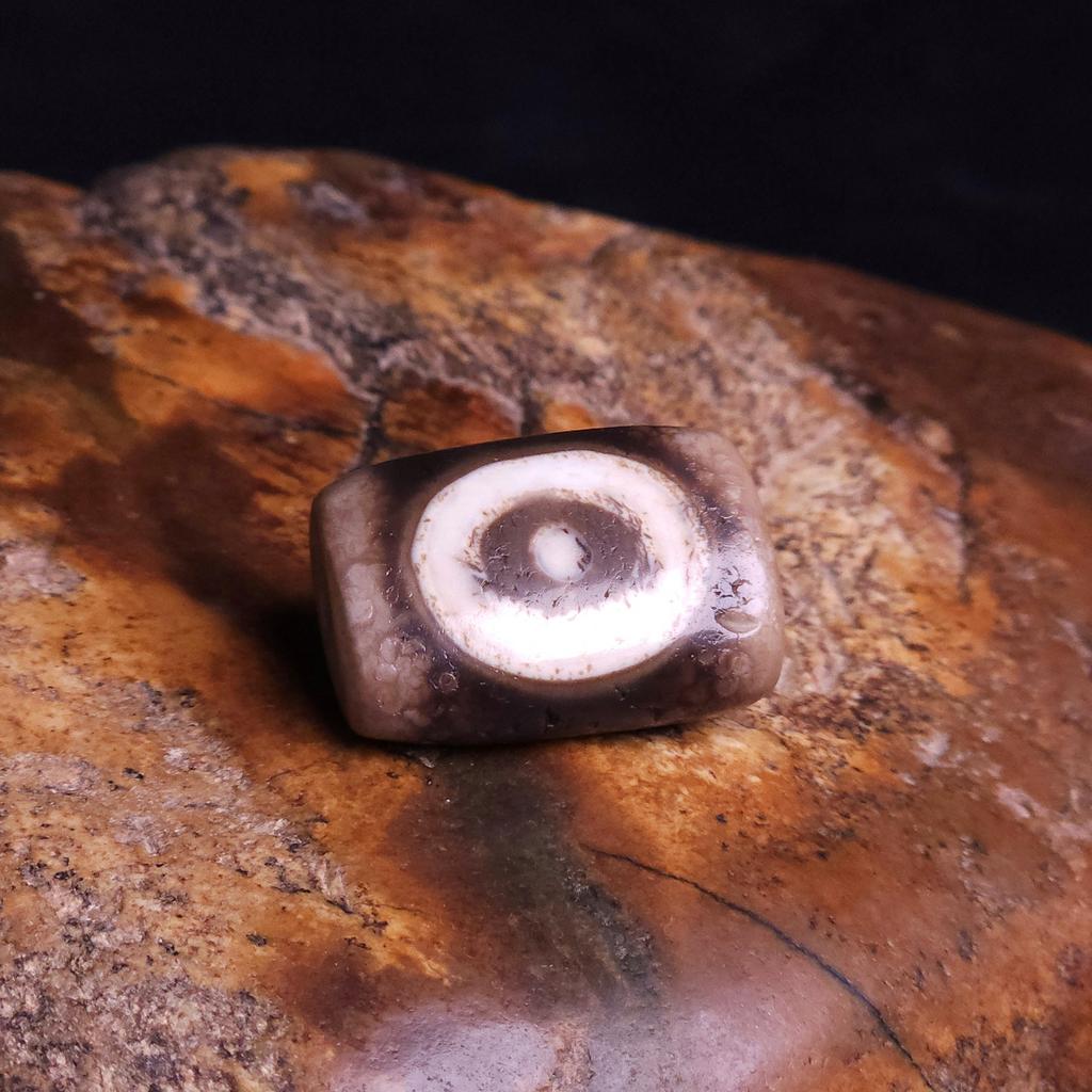 Старинная Бусина Дзи Земля Небо N°75