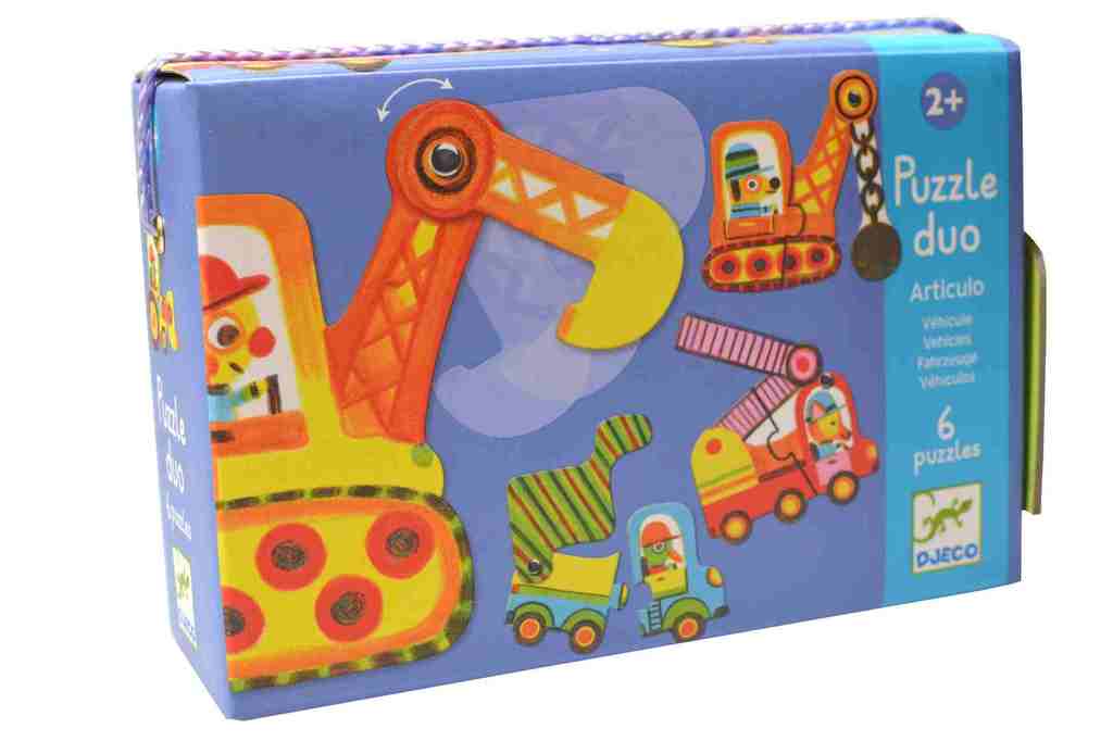 Пазл – дуо Машинки