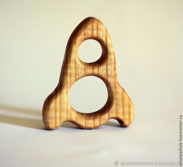 Прорезыватель, грызунок, развивающая игрушка "Ракета"