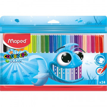 Фломастеры MAPED COLOR?PEPS OCEAN 24 шт.