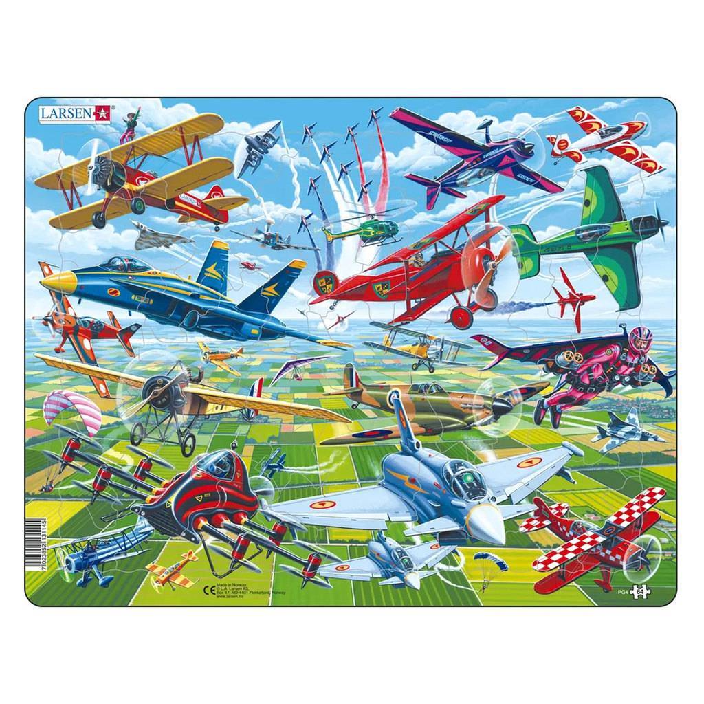 Пазл  Самолеты, 64 детали