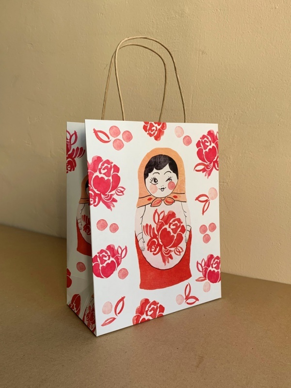 Крафт-пакет Матрешки