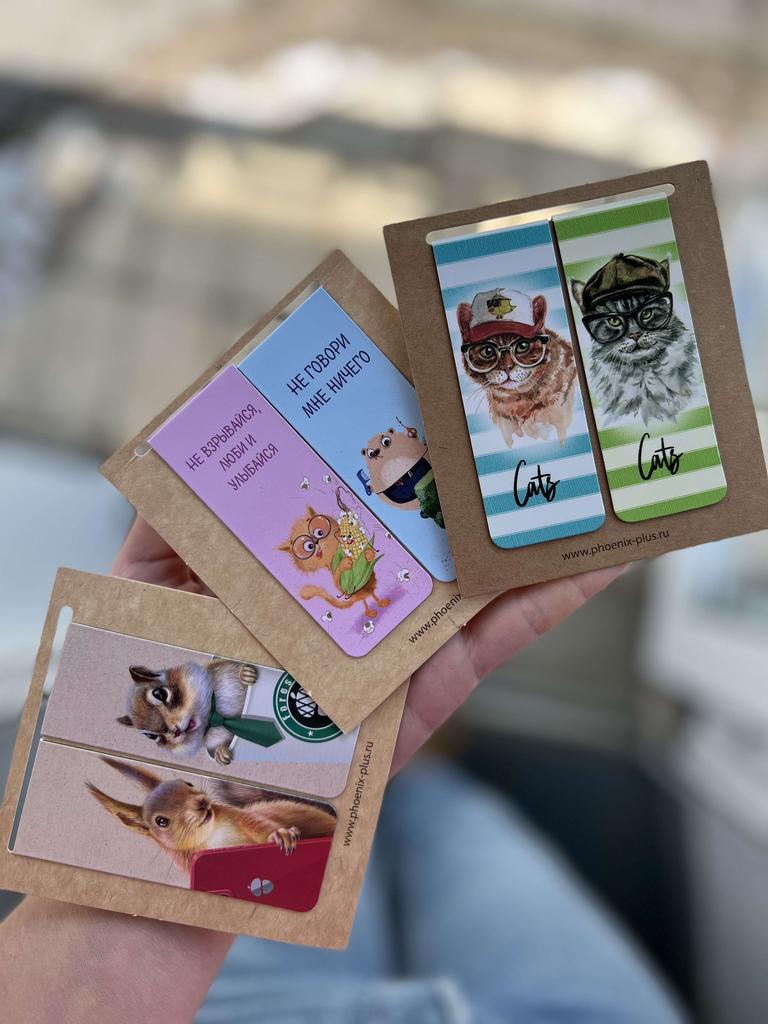 Магнитные закладки наборы/ шт.