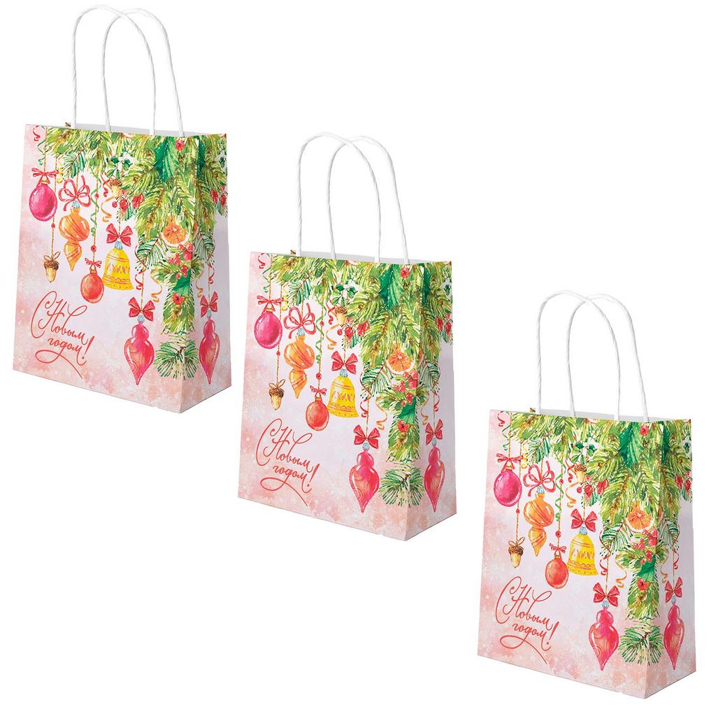 Подарочный пакет "Елочные игрушки"