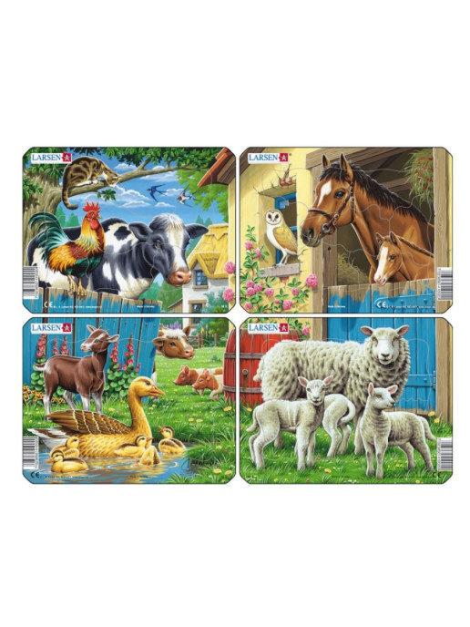 Пазл Larsen «Животные фермы», 7 эл.