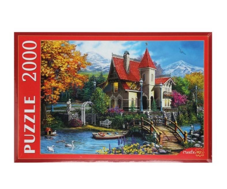 Пазлы 2000 эл. "Усадьба горной реки"